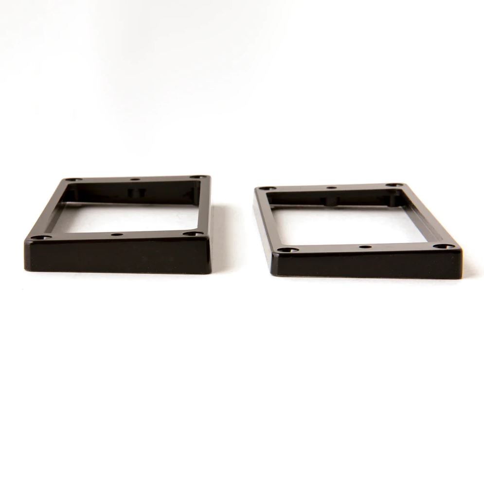 Pickup rings, SE Humbucker, Slant, Black
