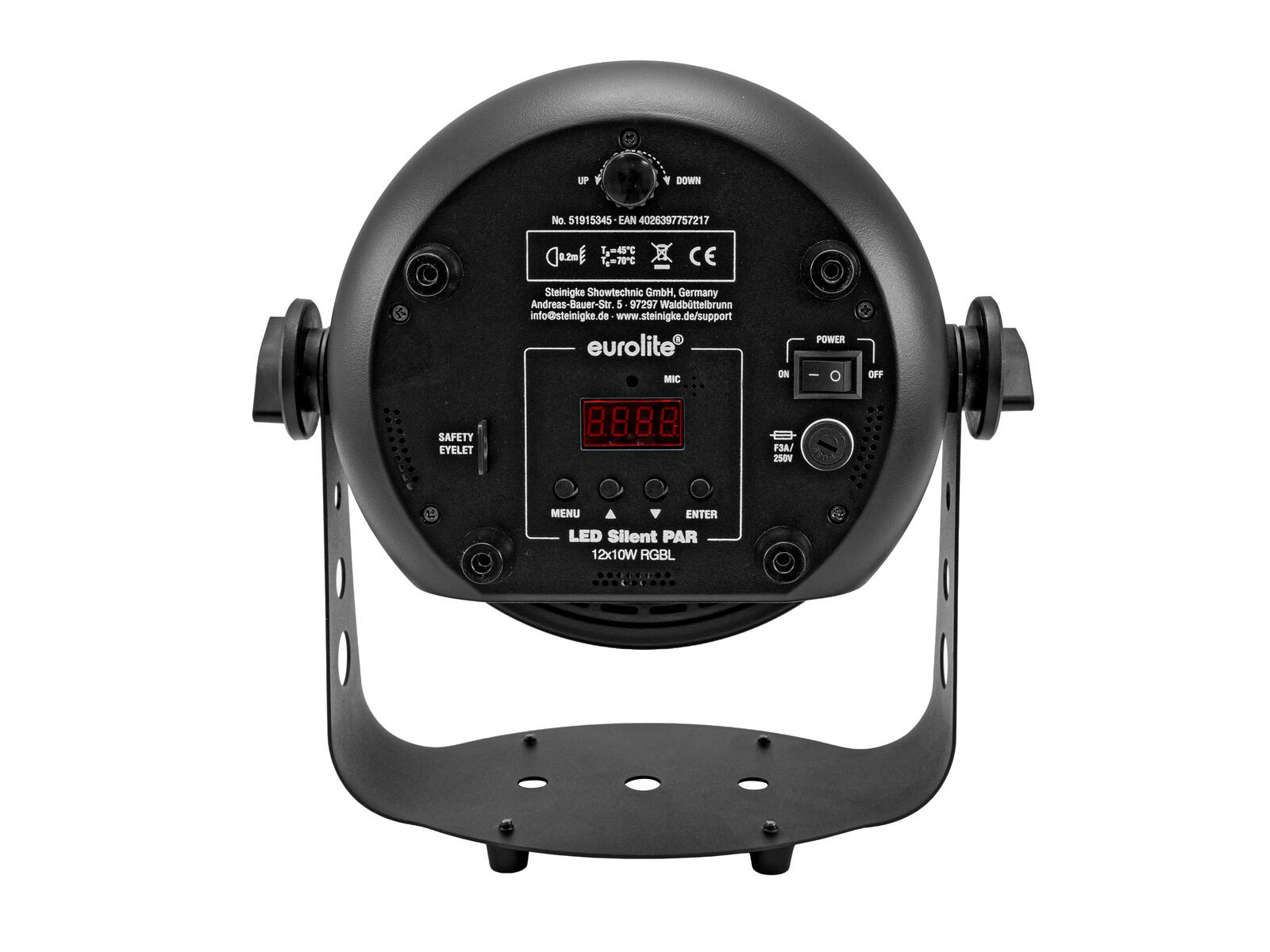 LED Silent Par 12x10W RGBL