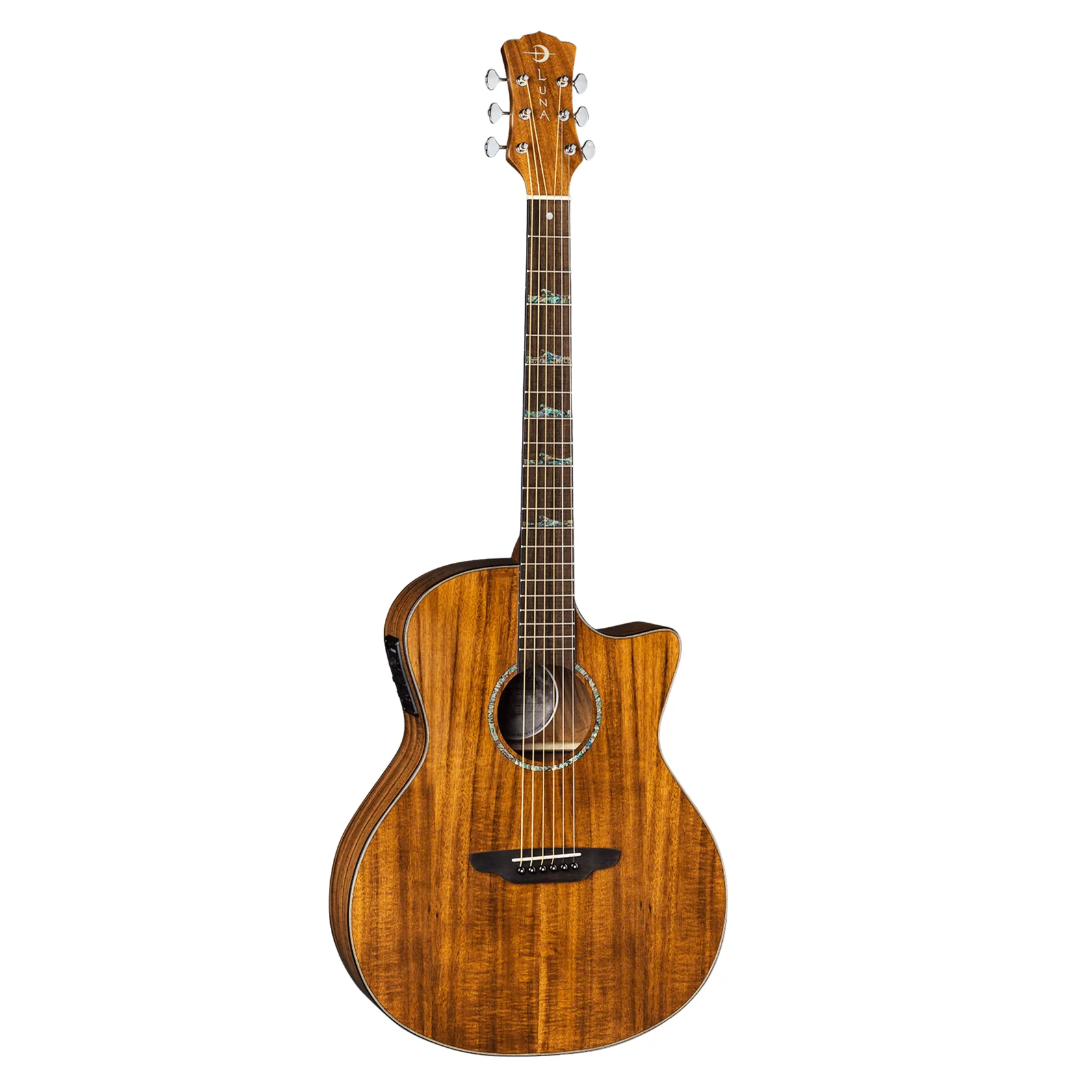 High Tide Koa Grand Concert Cutaway A/E Satin Natural