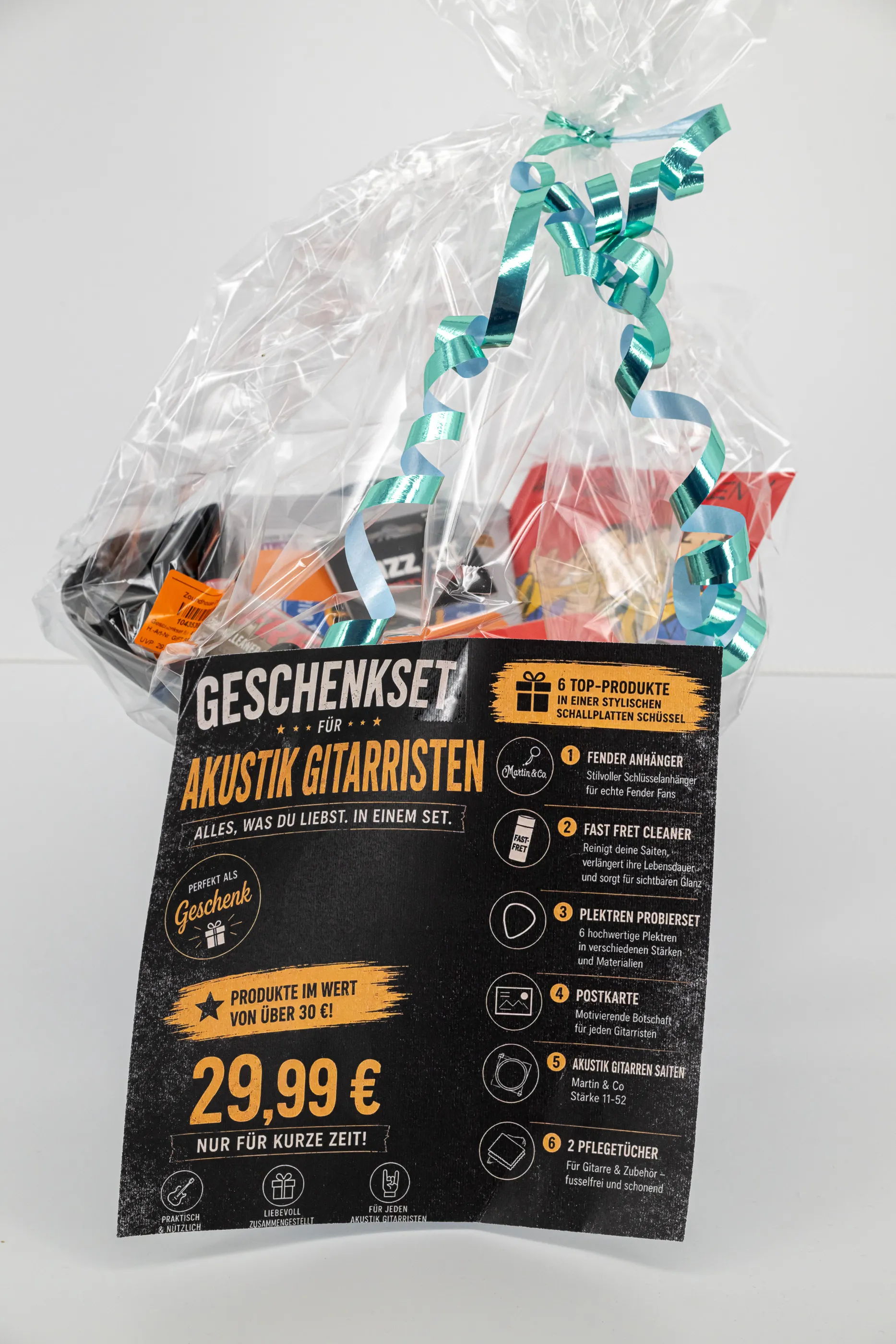 Geschenkset für Akustik-Gitarre