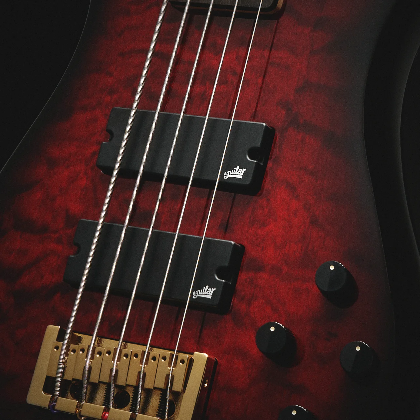Icon NS-5 Bolt-On Black Cherry Gloss E-Bass
