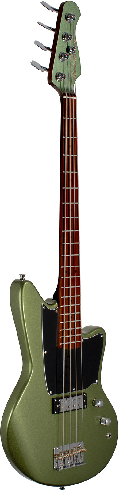 Roasted Capri Onyx Green 4-String E-Bass