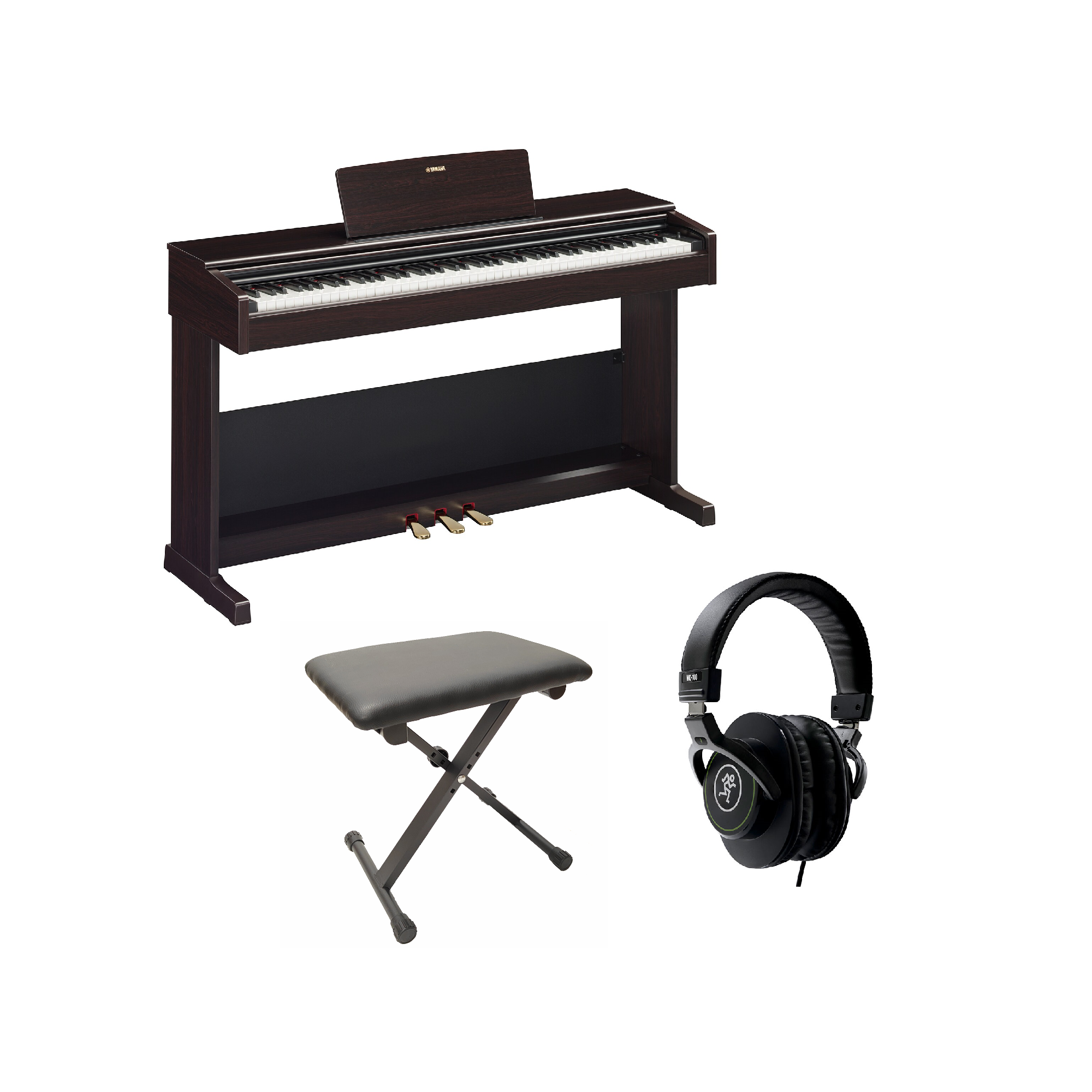 YDP-105 Digitalpiano Rosewood Bundle