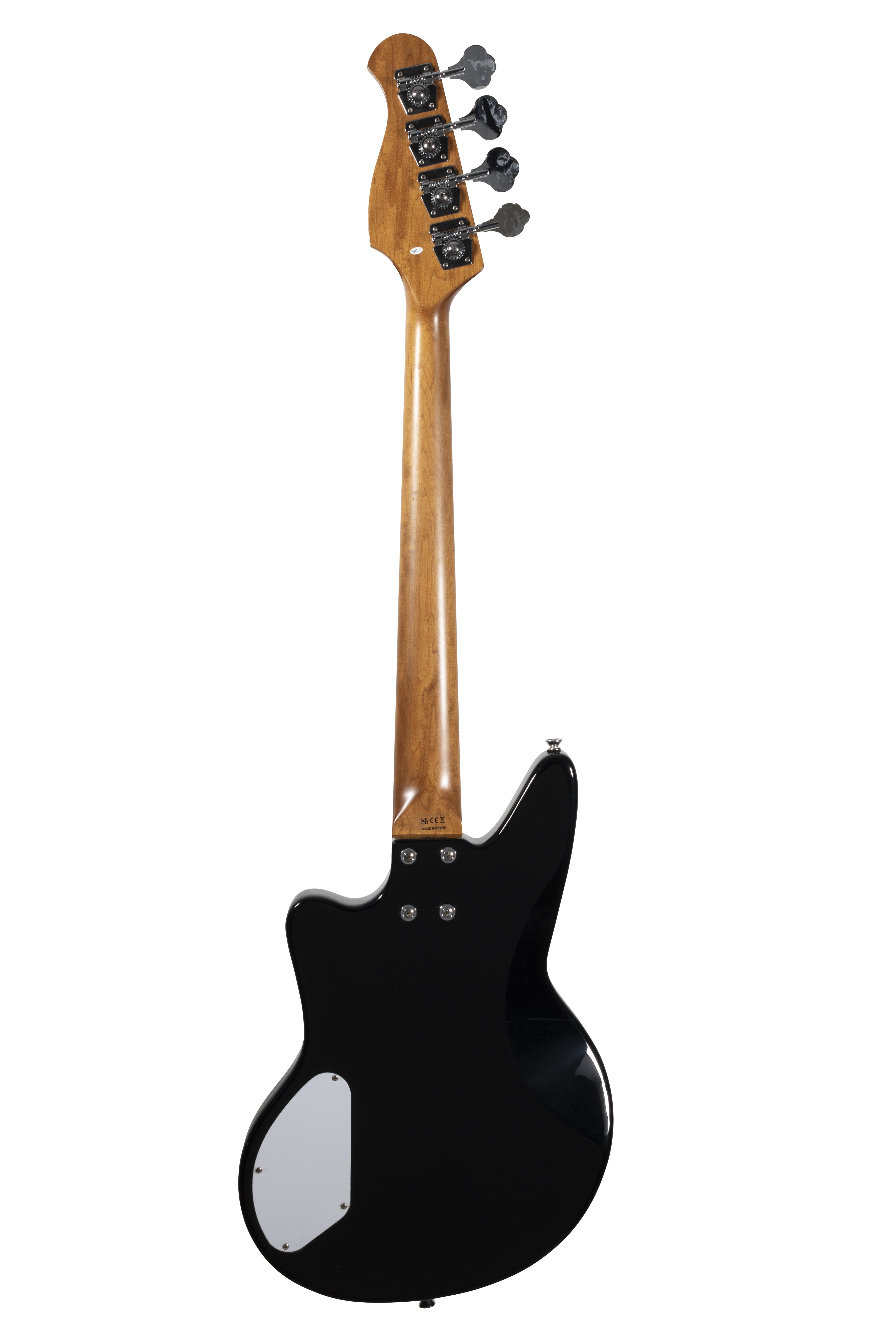 Roasted Capri Gloss Black 4-String E-Bass