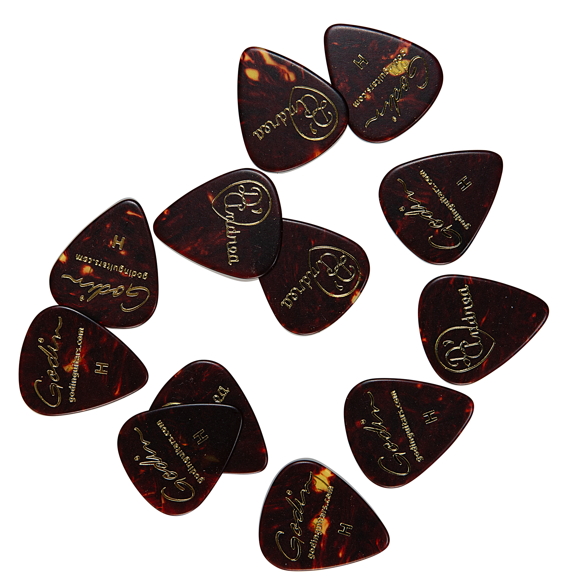 1039207 Picks Tortoise .96mm  Heavy