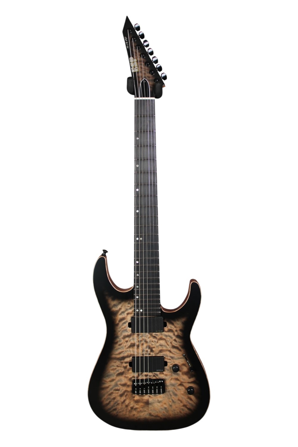 USA M-7 Baritone See  Thru Black Sunburst EMG