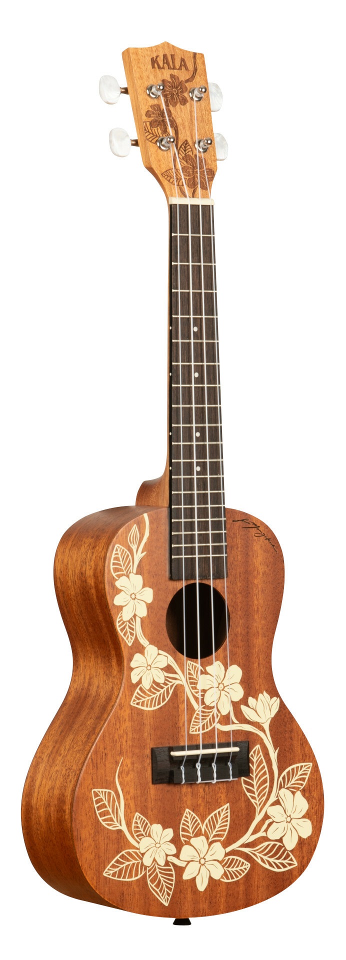 KA-GARDENIA-C - Gardenia Mahogany Concert Ukulele, with Bag