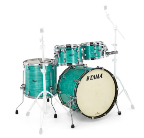 Starclassic Maple Shell Kit 4 teilig - Surf Green  inkl.2x MC69 (Verleihset)