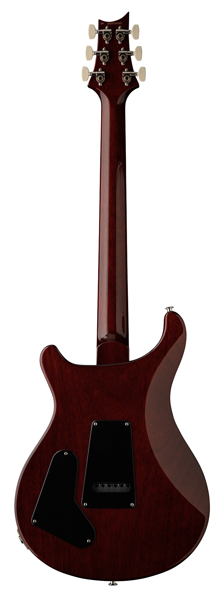 PRS S2 Special Semi-Hollow Fire Red Burst – Dreiviertelansicht mit F-Loch und Tremolo-System