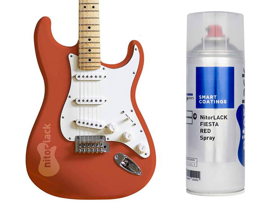 Nitrocelluloselack Fiesta Red - 400ml Spraydose