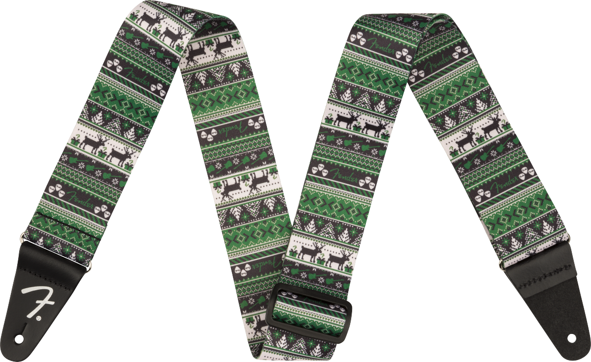 Ugly Xmas Sweater Strap, Green Fair Isle