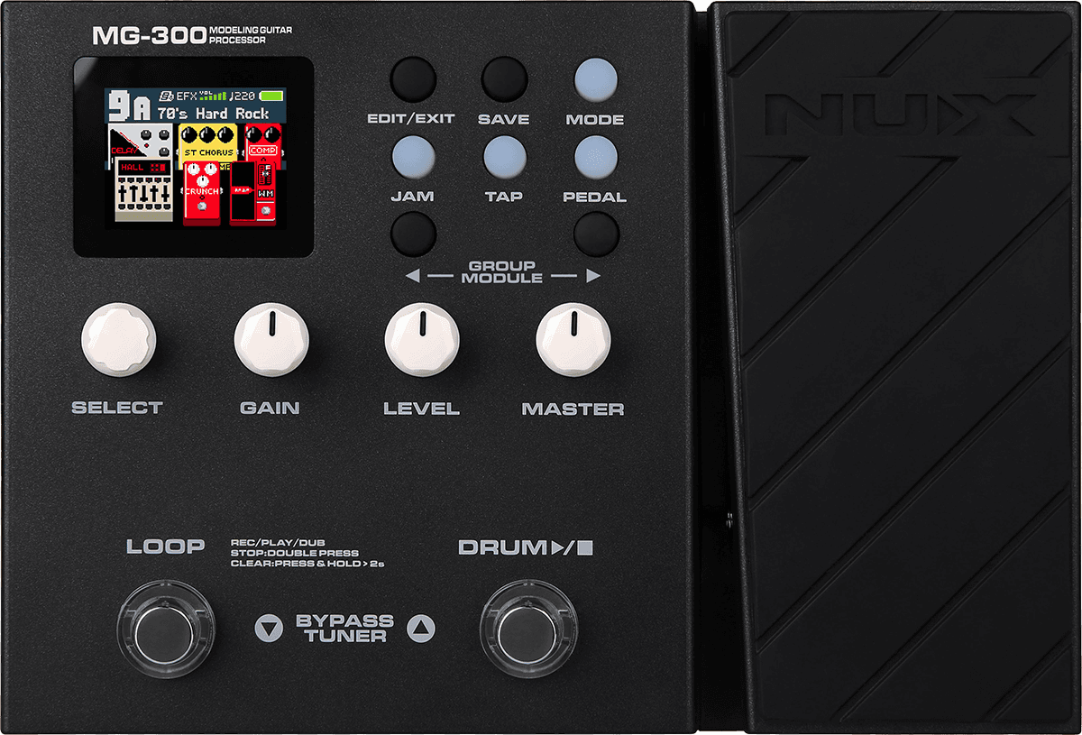 MG-300 Multi-Effects Multi Effect und Amp modeling Prozessor mit Expression Pedal