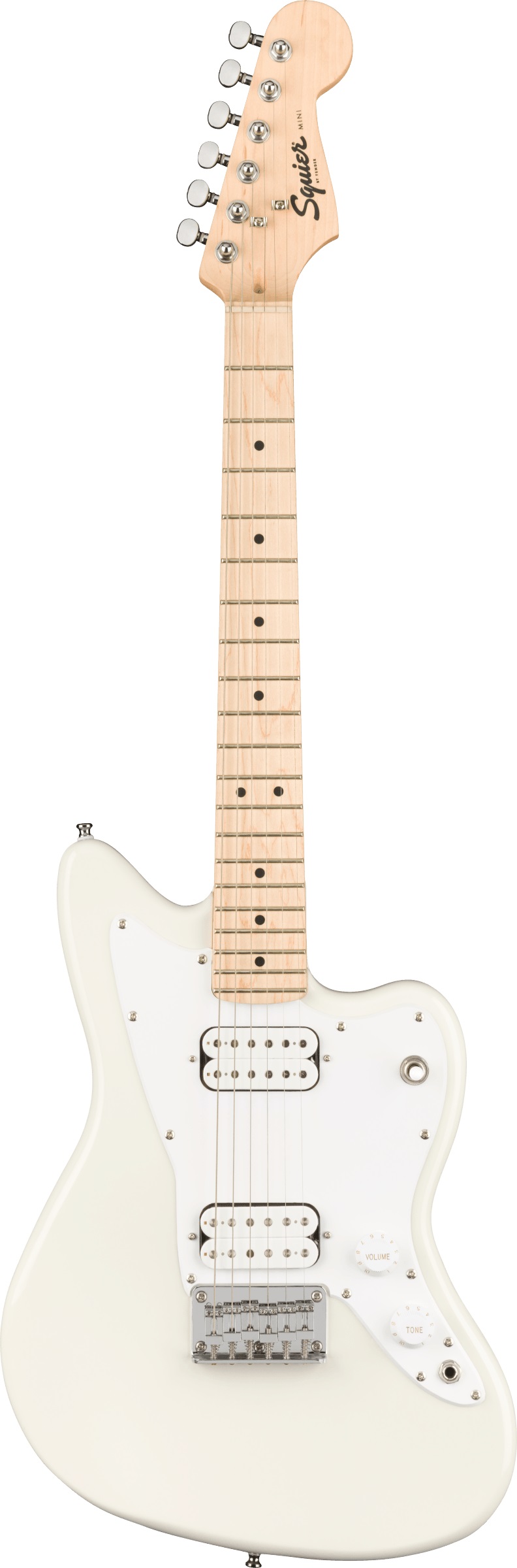 Mini Jazzmaster® HH, Maple Fingerboard, Olympic White