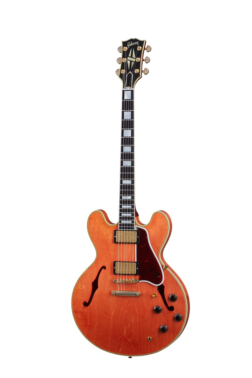 1959 ES-355 Reissue Stop Bar Light Aged - Watermelon Red