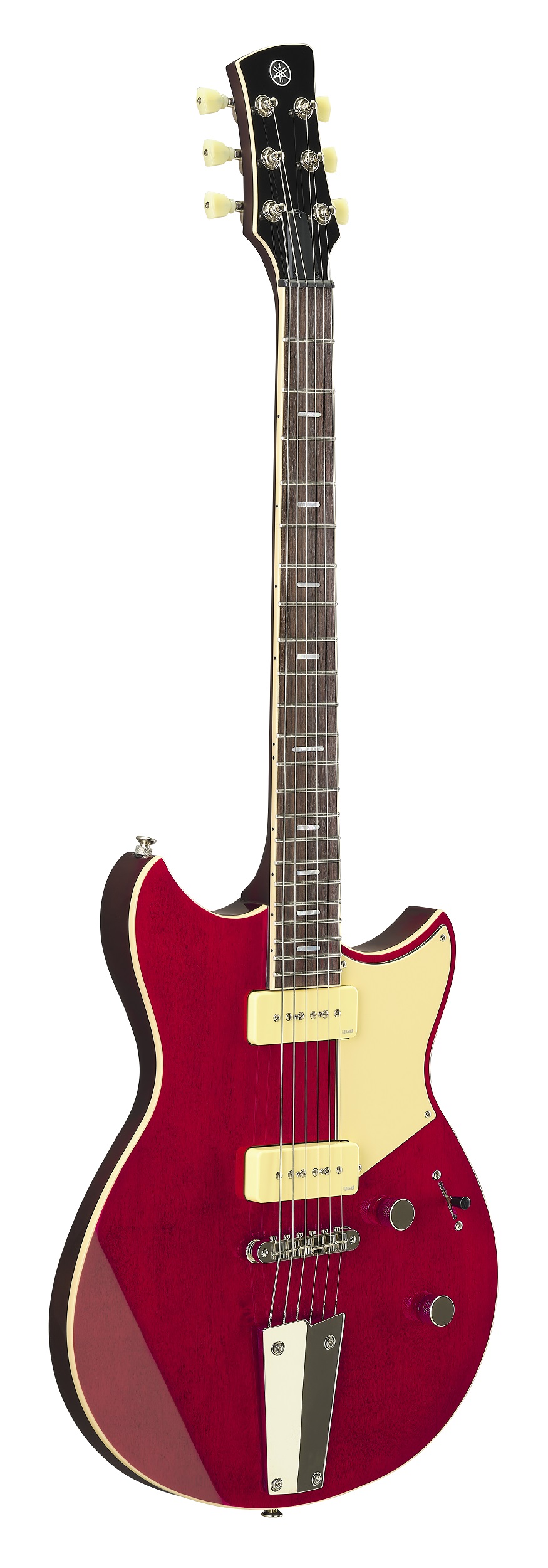 Yamaha Revstar RSS02T Fire Red Mahagonikorpus Seitenansicht