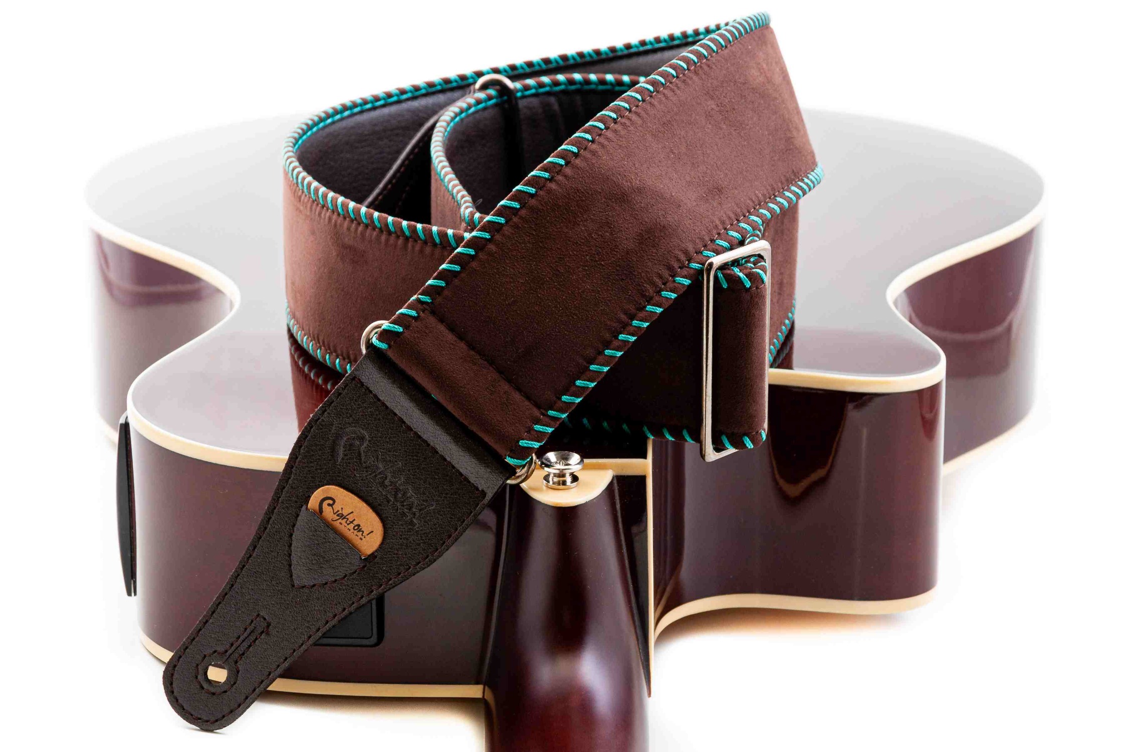 Yeehaw Brown Guitar Strap