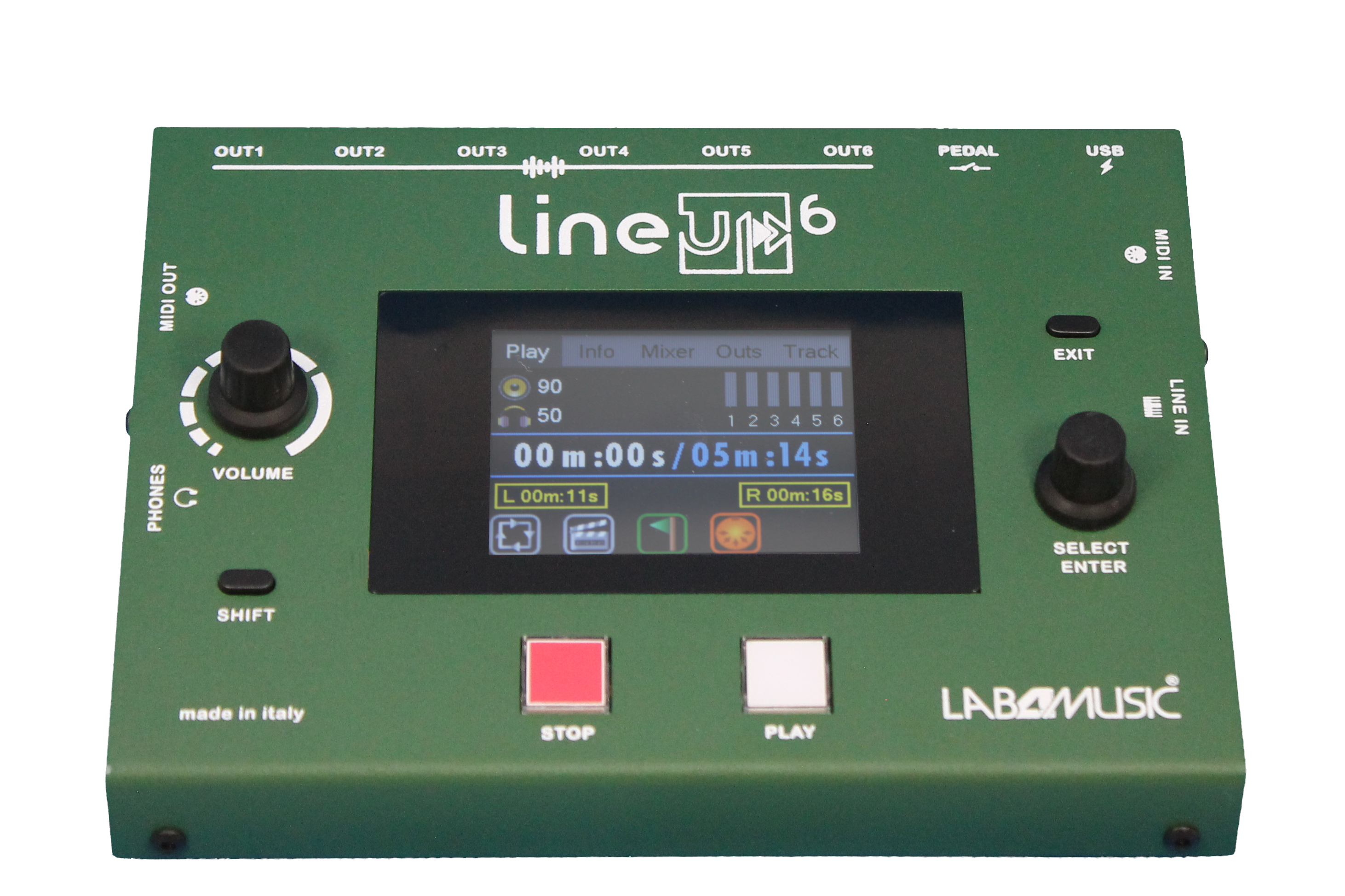 Lineup6 Backing-Track-Player