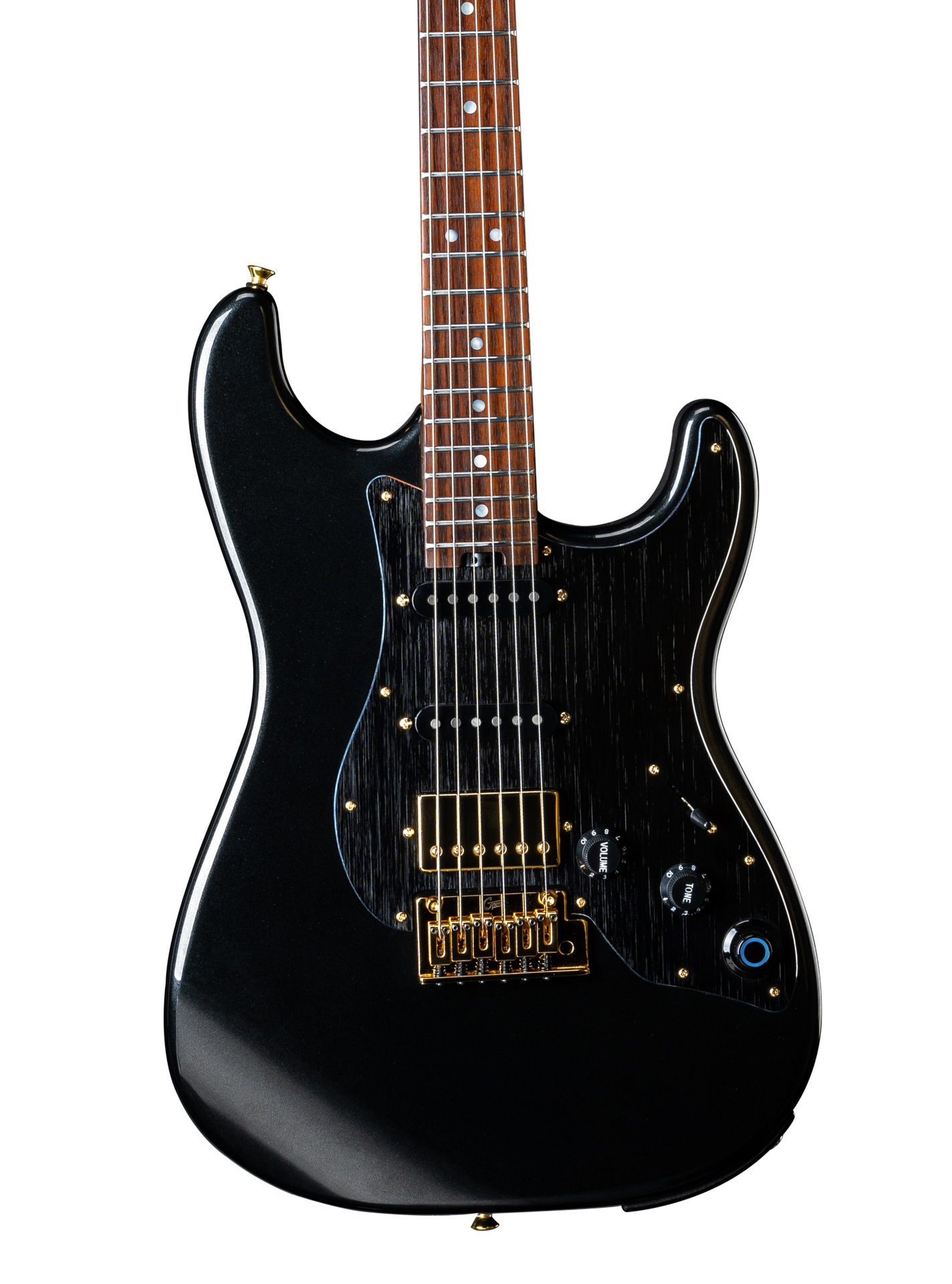 GTRS Guitars Standard 900 Intelligent Guitar (S900) with Wireless System - Pearl Black 