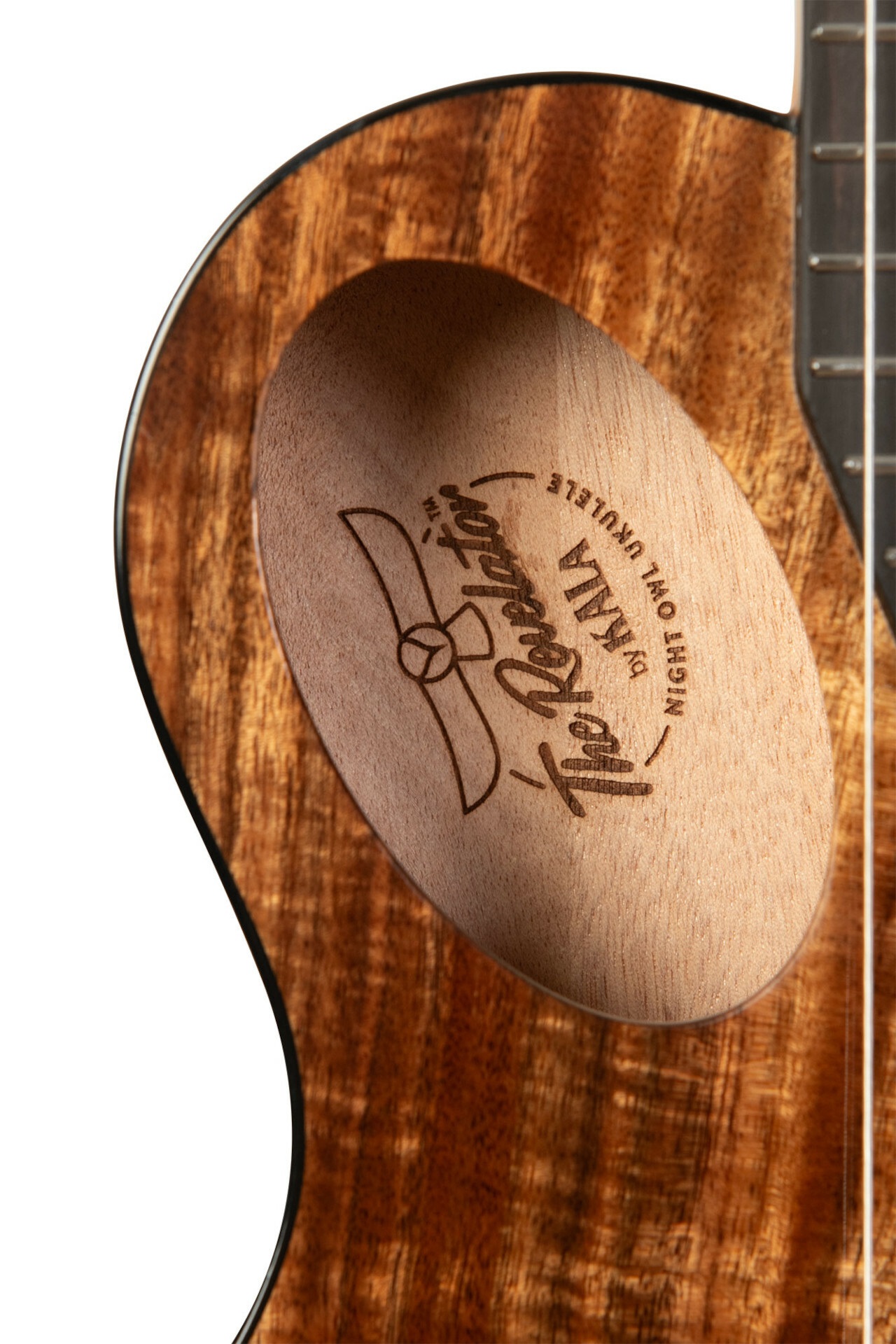 KA-OWL-ACA-TE Tenor Ukulele Revelator Night Owl Acacia