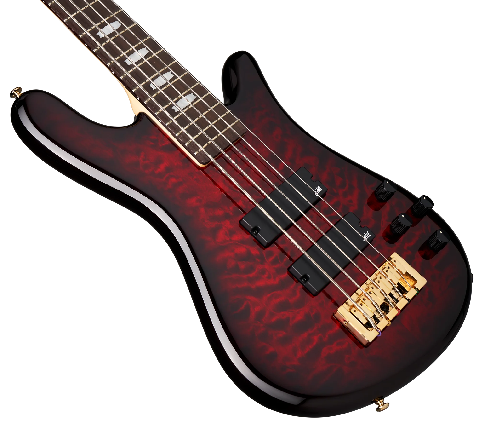 Icon NS-5 Bolt-On Black Cherry Gloss E-Bass
