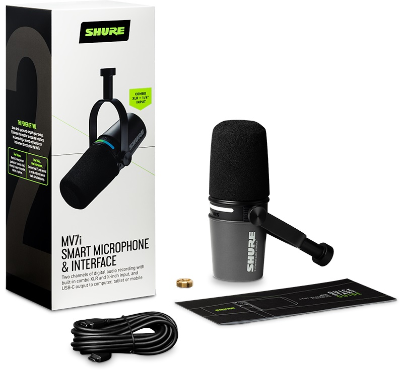 MV7i Mikrofon mit integriertem Interface
