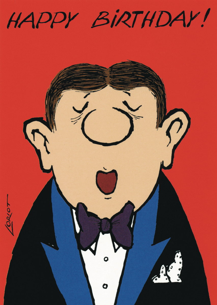 Happy Birthday Postkarte