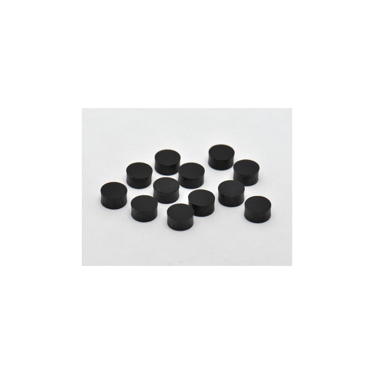 WS10B Fingerboard Dots / Griffbrettmarkierungen, 12 Stk., schwarz, 6mm