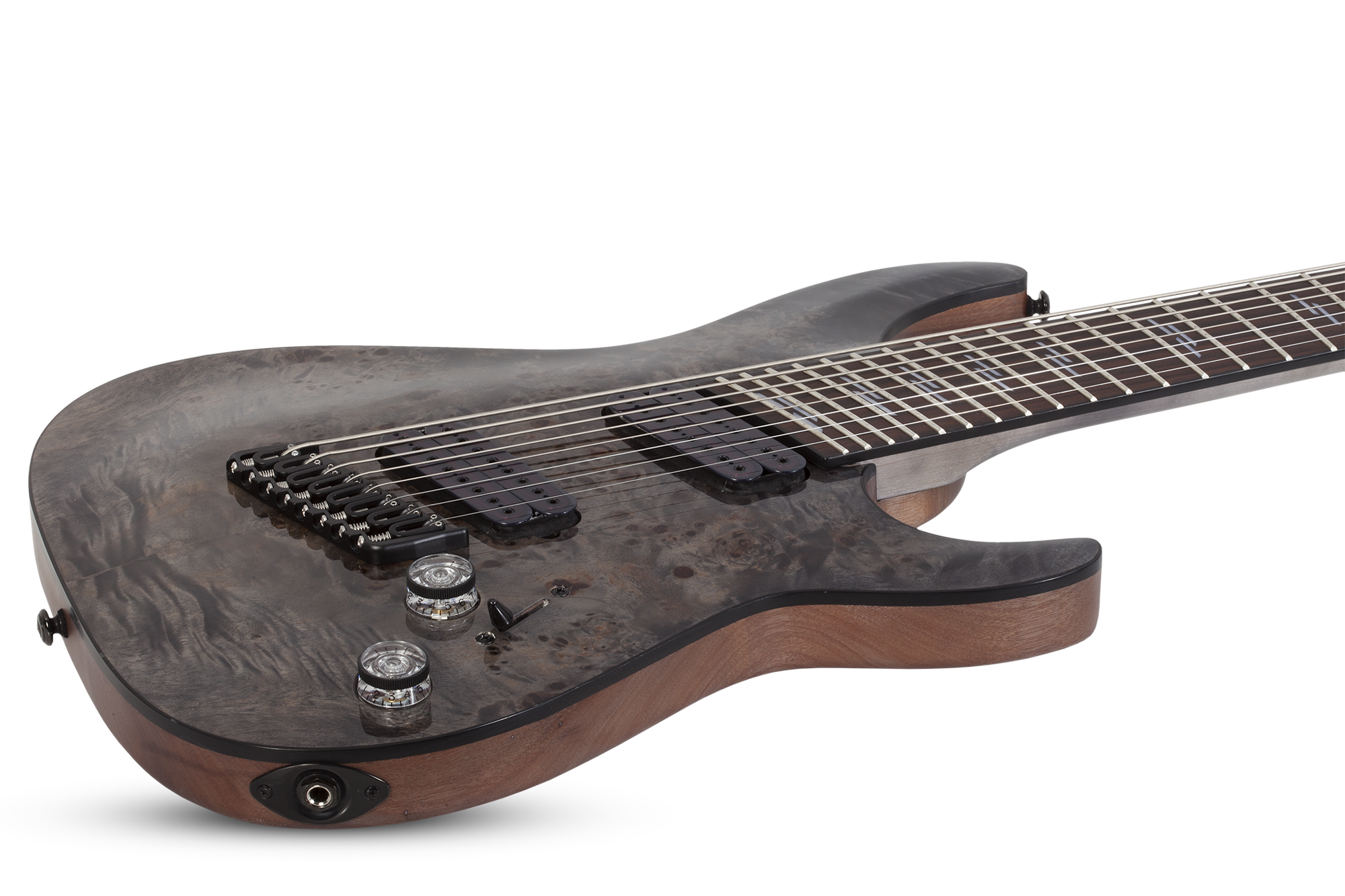 Omen Elite 8 MultiScale Charcoal E-Gitarre