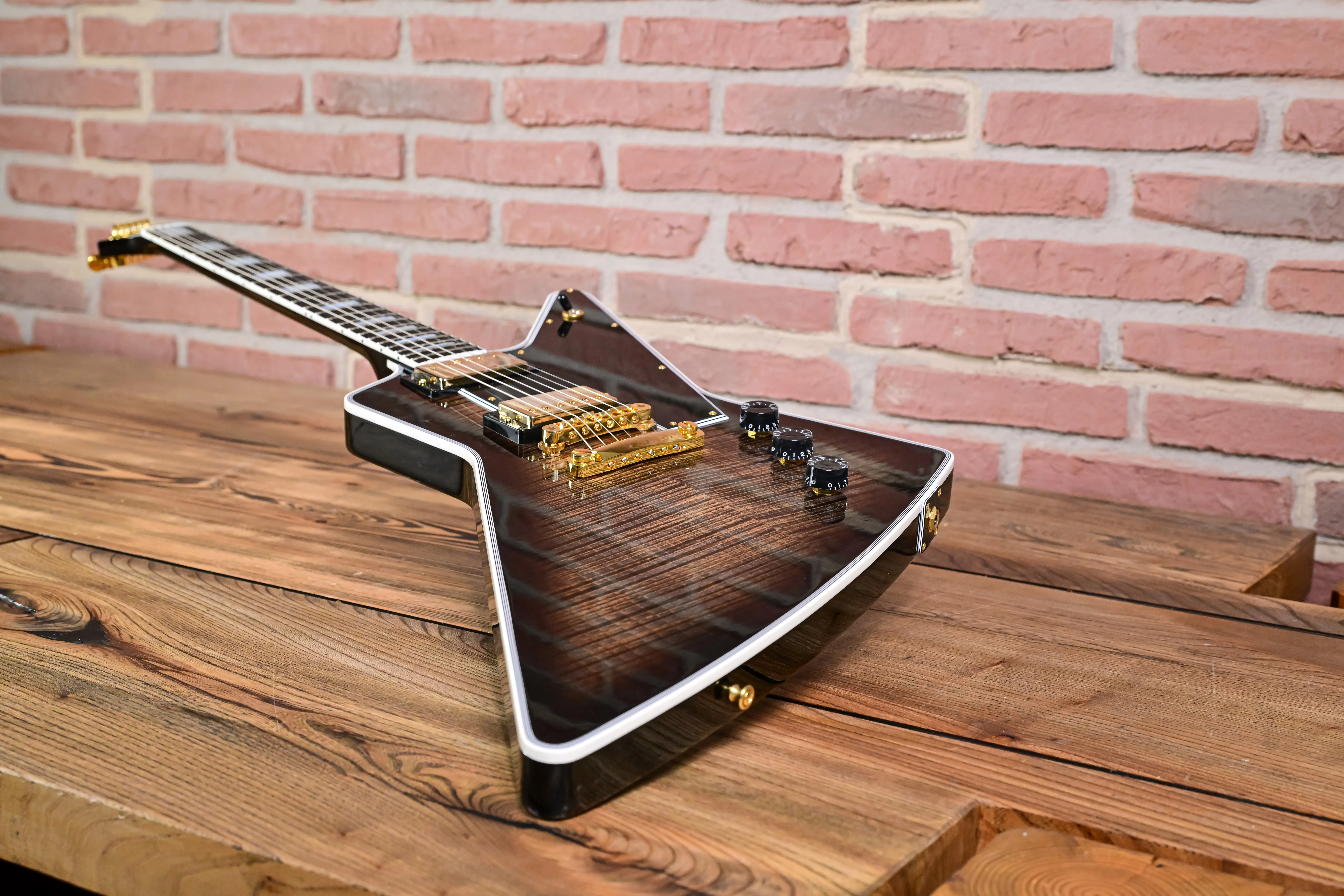 Explorer Custom Figured Cobra Burst VOS