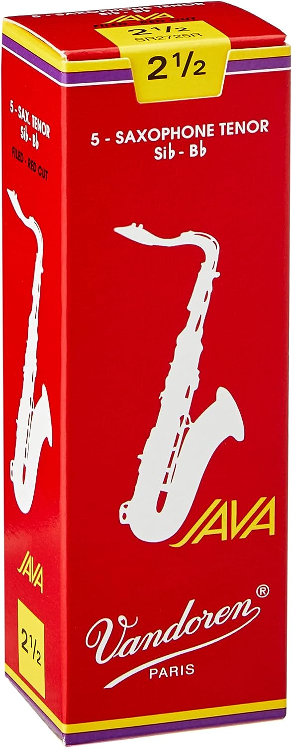 SR2725R - 5 Blätter für Tenorsaxophon 2.5 Rot