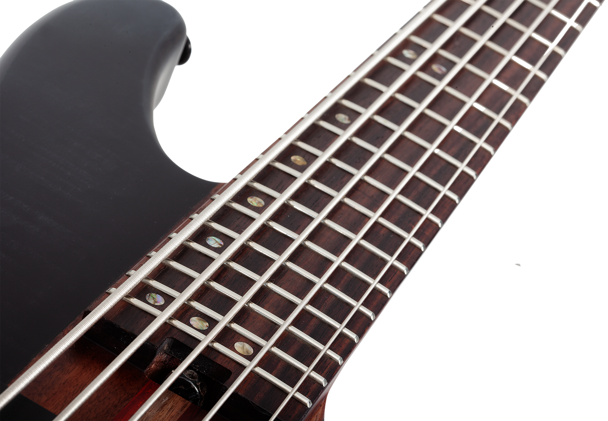Charles Berthoud CB-5 See-Thru Black Satin E-Bass