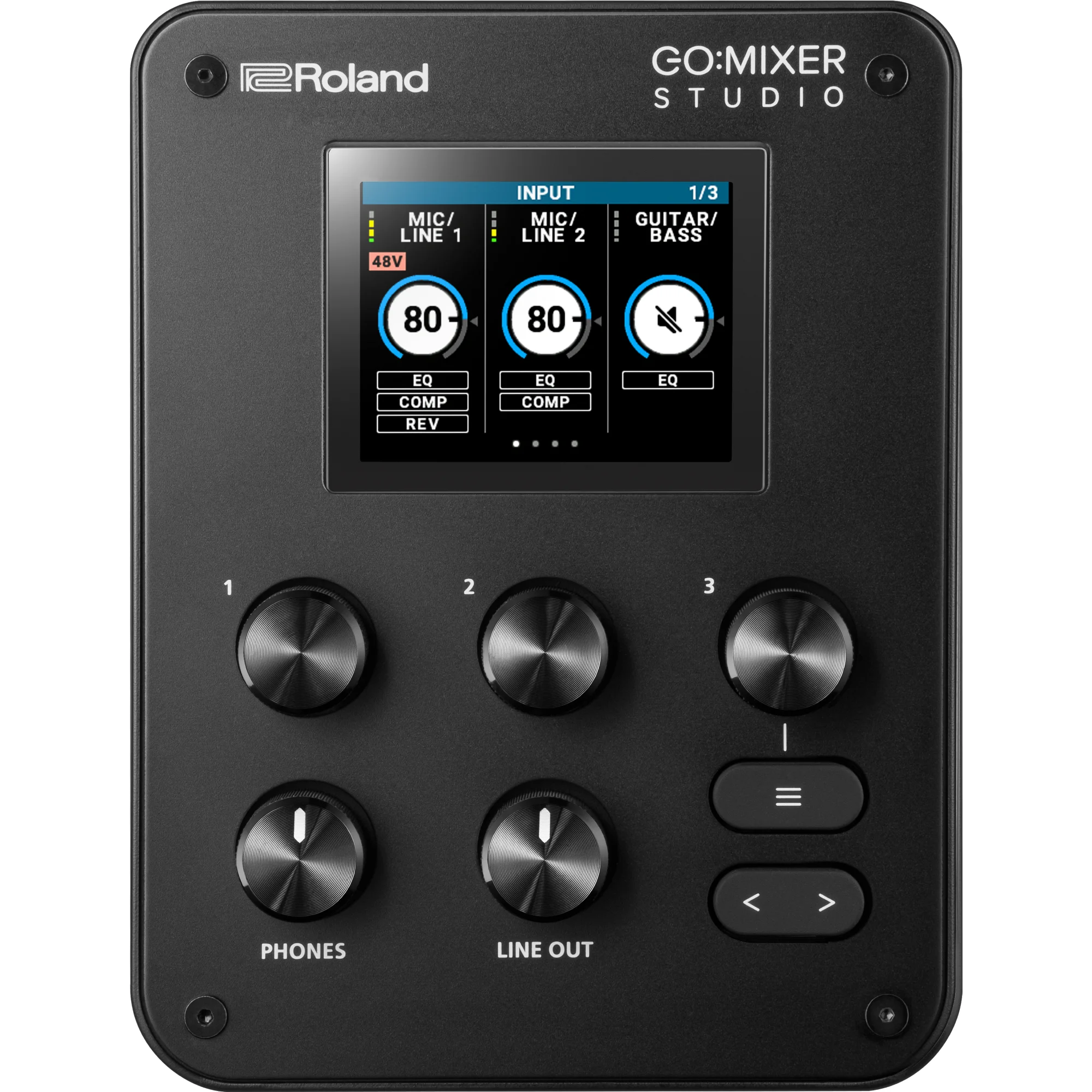 Roland Go:Mixer Studio Gesamtansicht