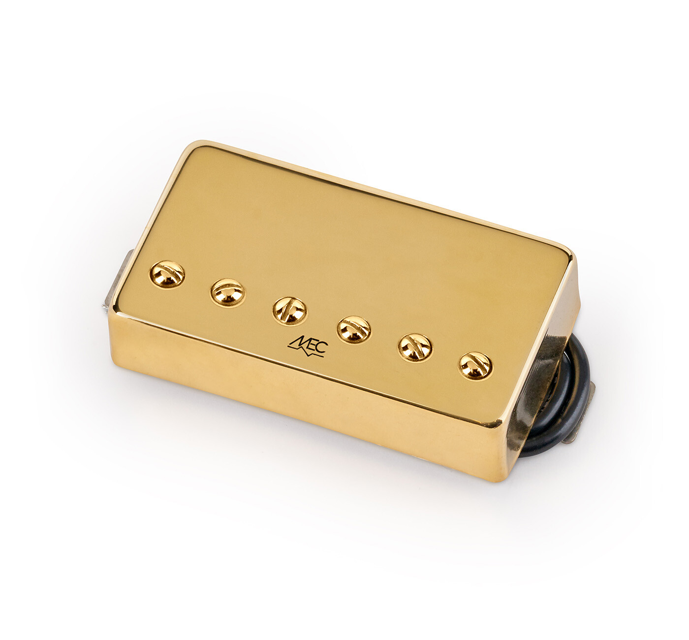 Modern Humbucker Guitar Pickup Bridge - Gold Cover 