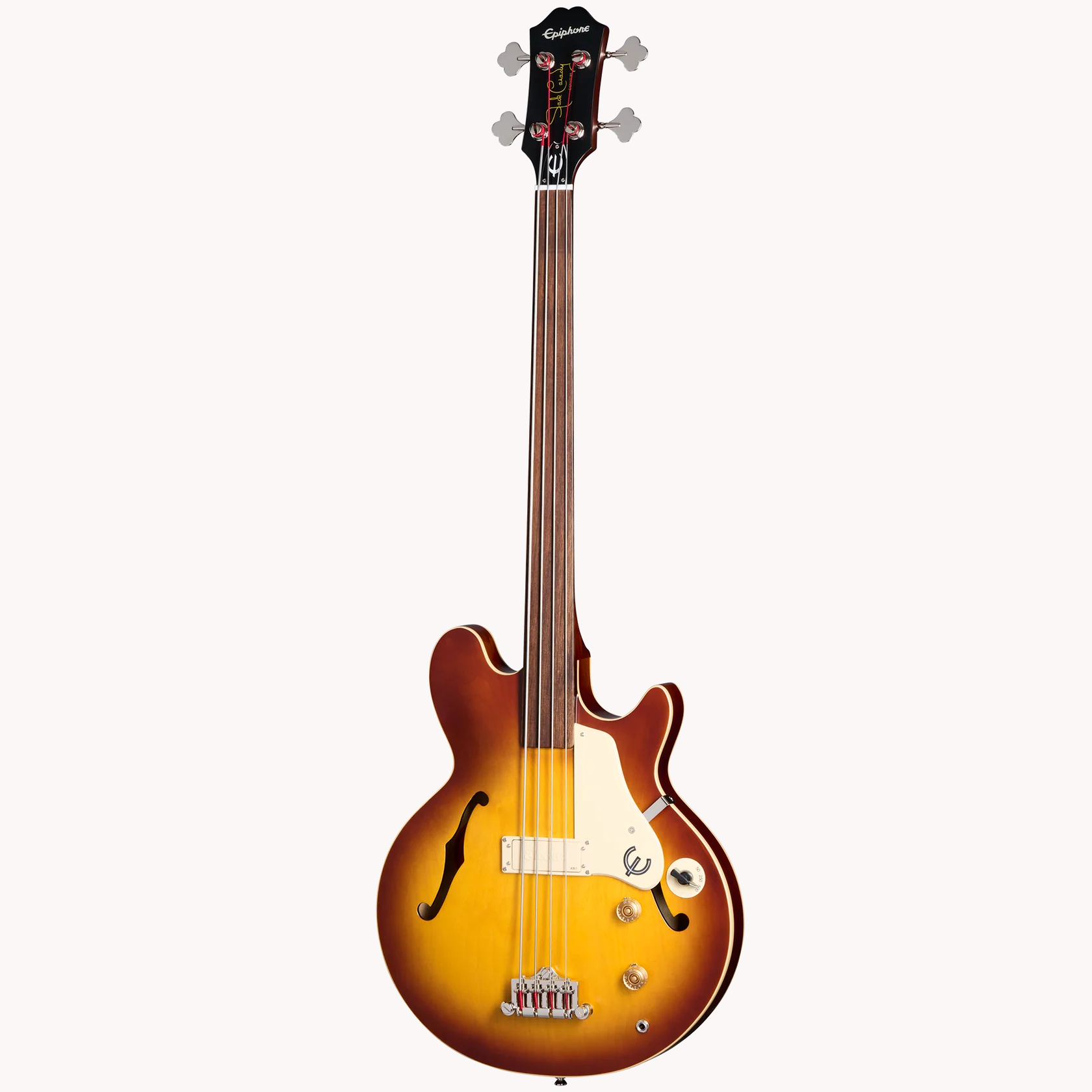 Jack Casady Fretless Bass Aged Royal Tan