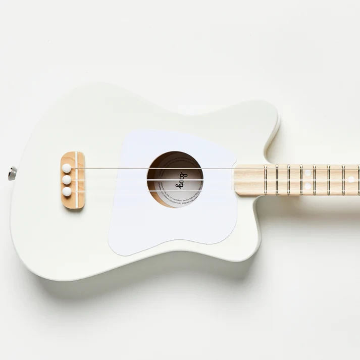 Mini White 3-Saitige Akustikgitarre