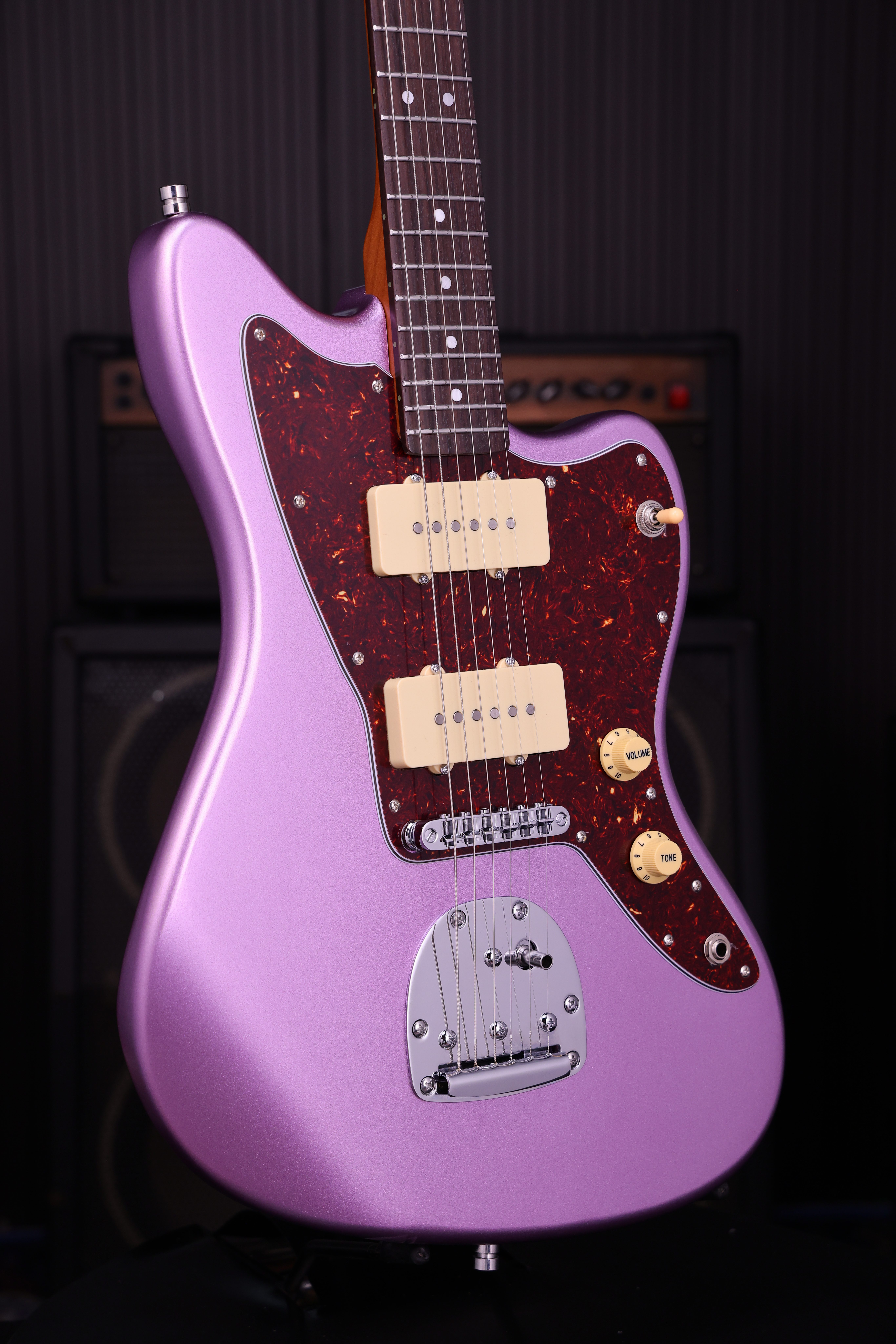 PJ-3 Purple P90 E-Gitarre