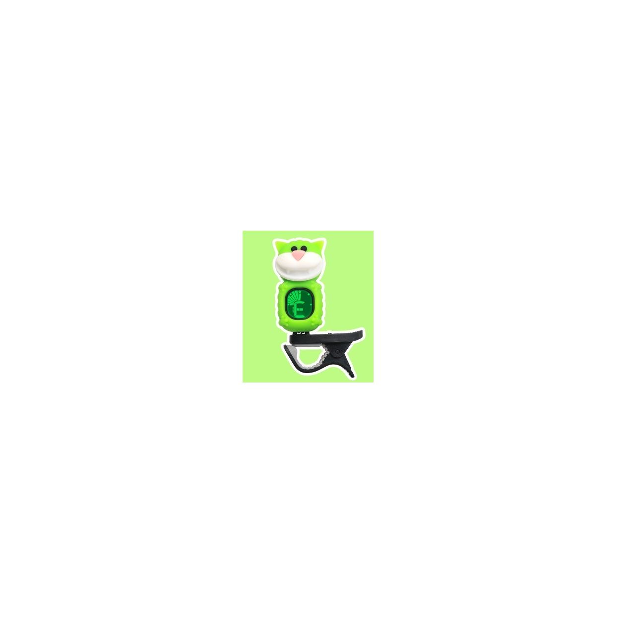 Clip-On Tuner "Cat" Green