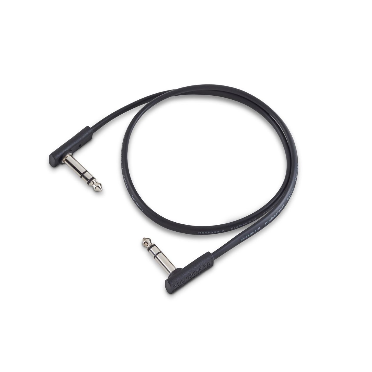 Flat TRS Cable 60 cm Black