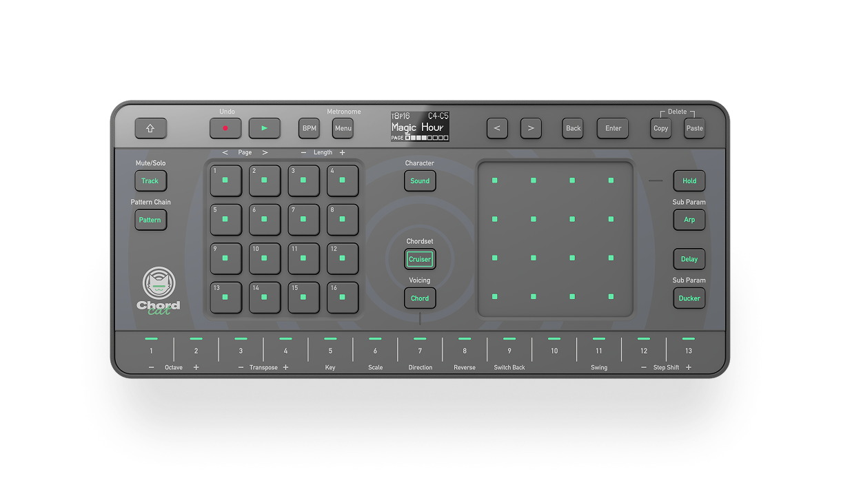 Toraiz Chordcat Drum Machine