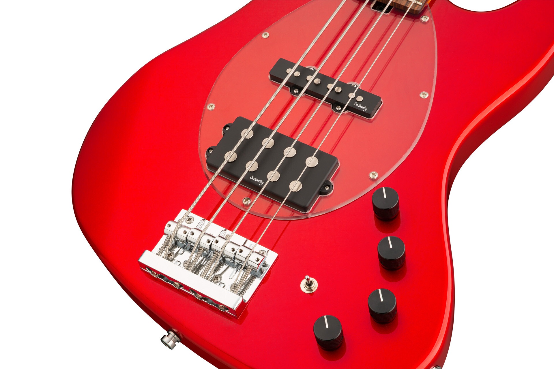 21-Fret Vintage M/J Bass 4-String Candy Apple Red Metallic (B-Ware)