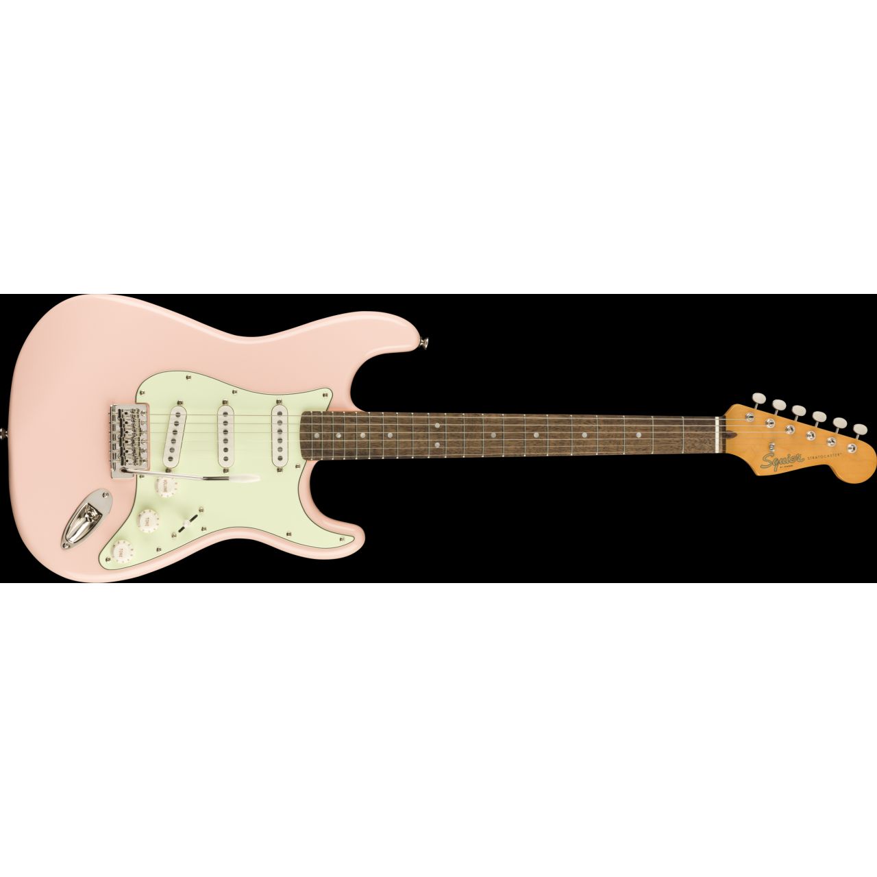 FSR Classic Vibe '60s Stratocaster®, Laurel Fingerboard, Shell Pink with Mint Pickguard 