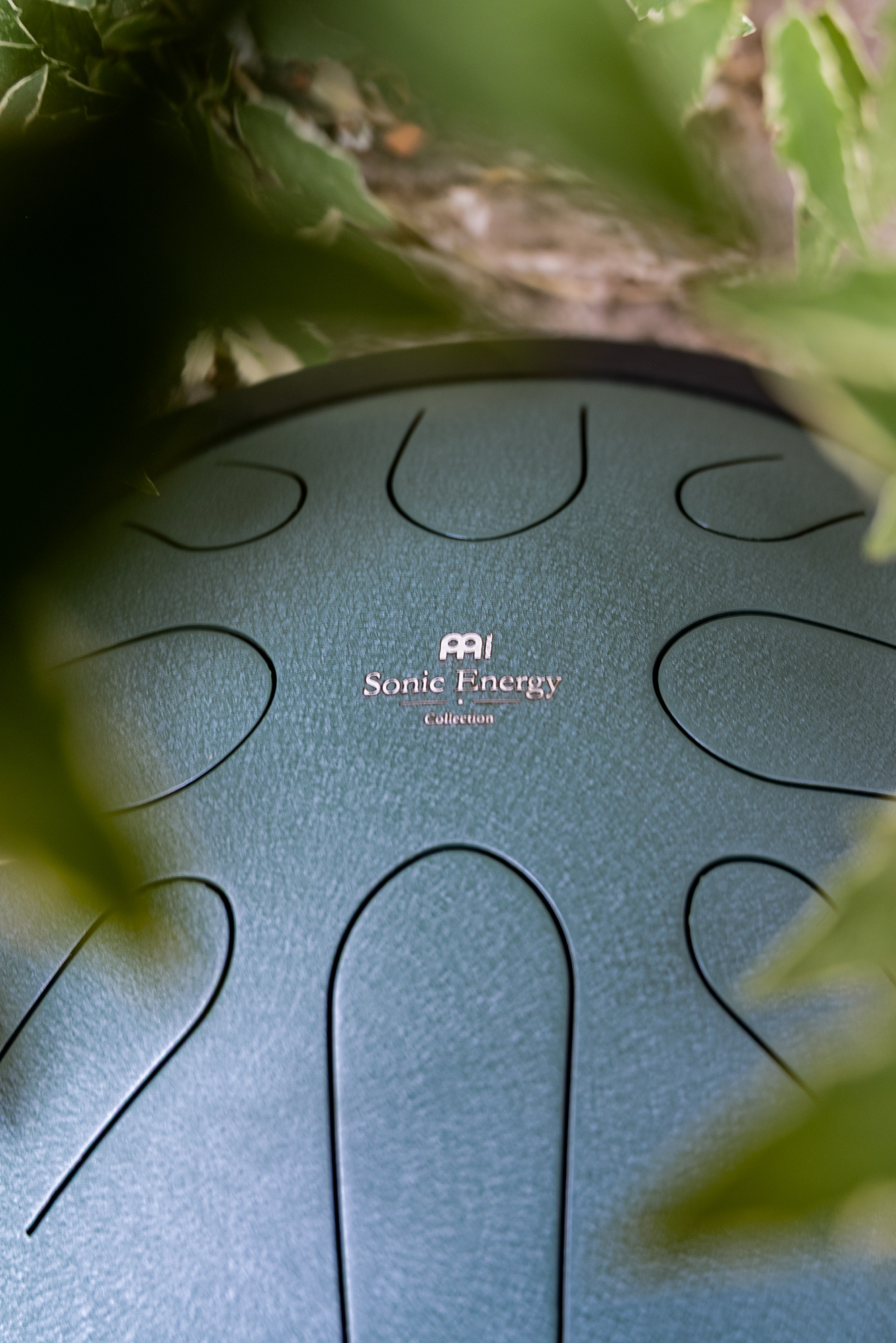 Compact Steel Tongue Drum 10" H Moll Dunkelgrün - CSTD1DG