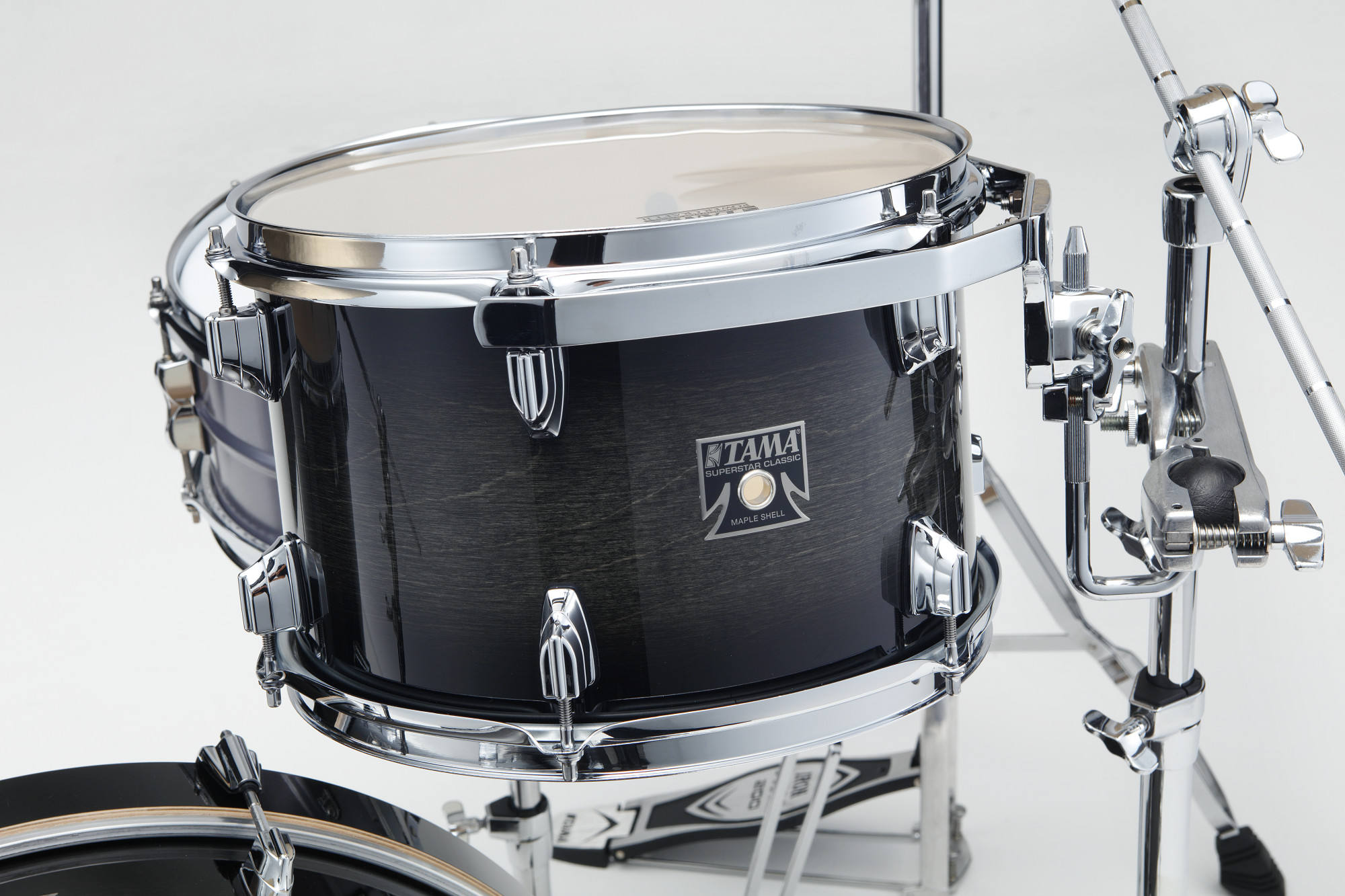 Superstar Classic Drum Set 3 teilig - Transparent Black