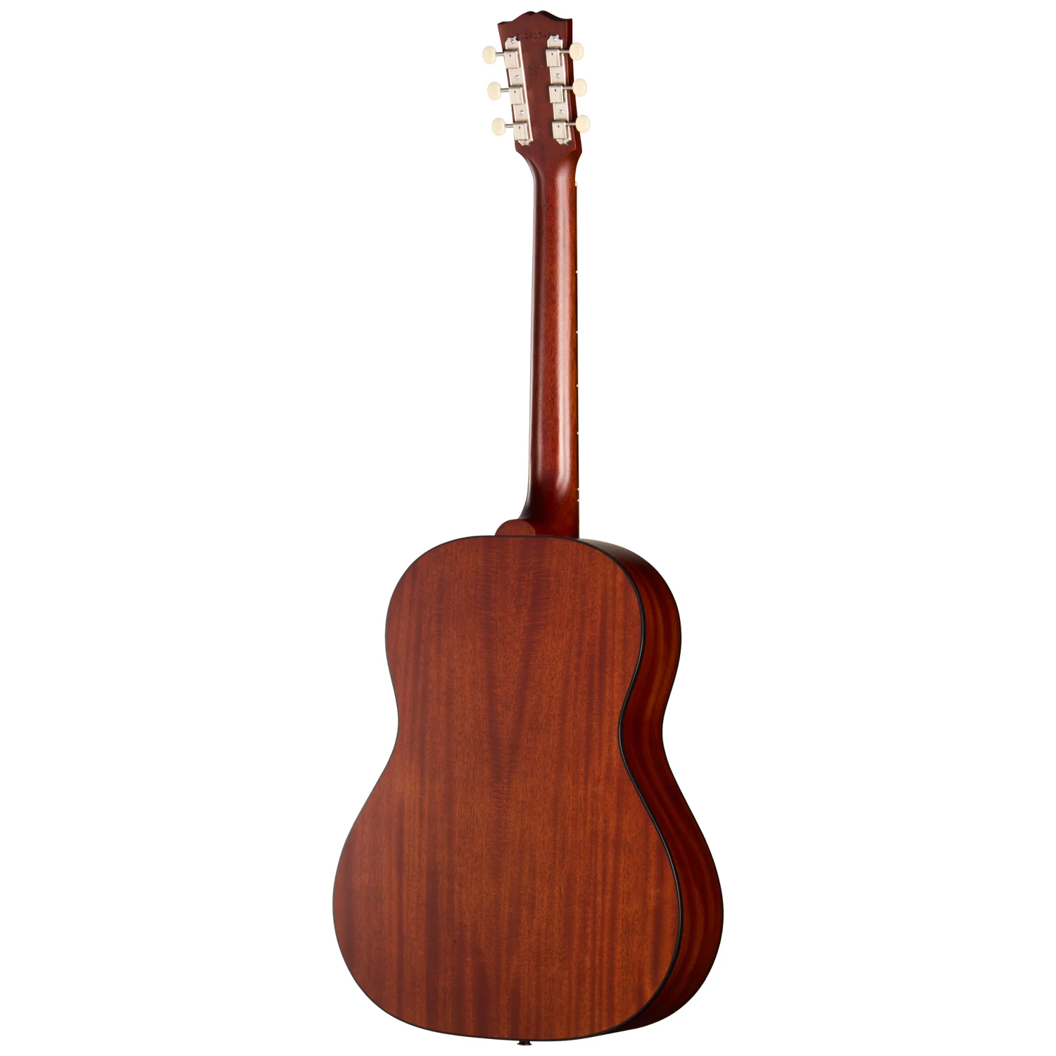 Rückseite des Mahagonikorpus der Gibson LG-2 Faded Natural