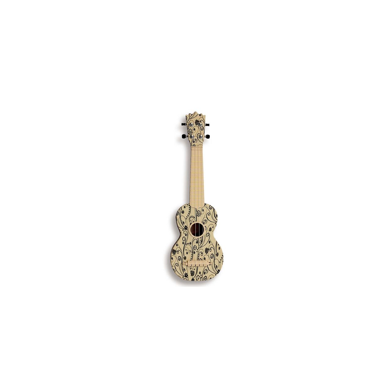 WU-21F6 /WH/ Carbon Soprano Ukulele