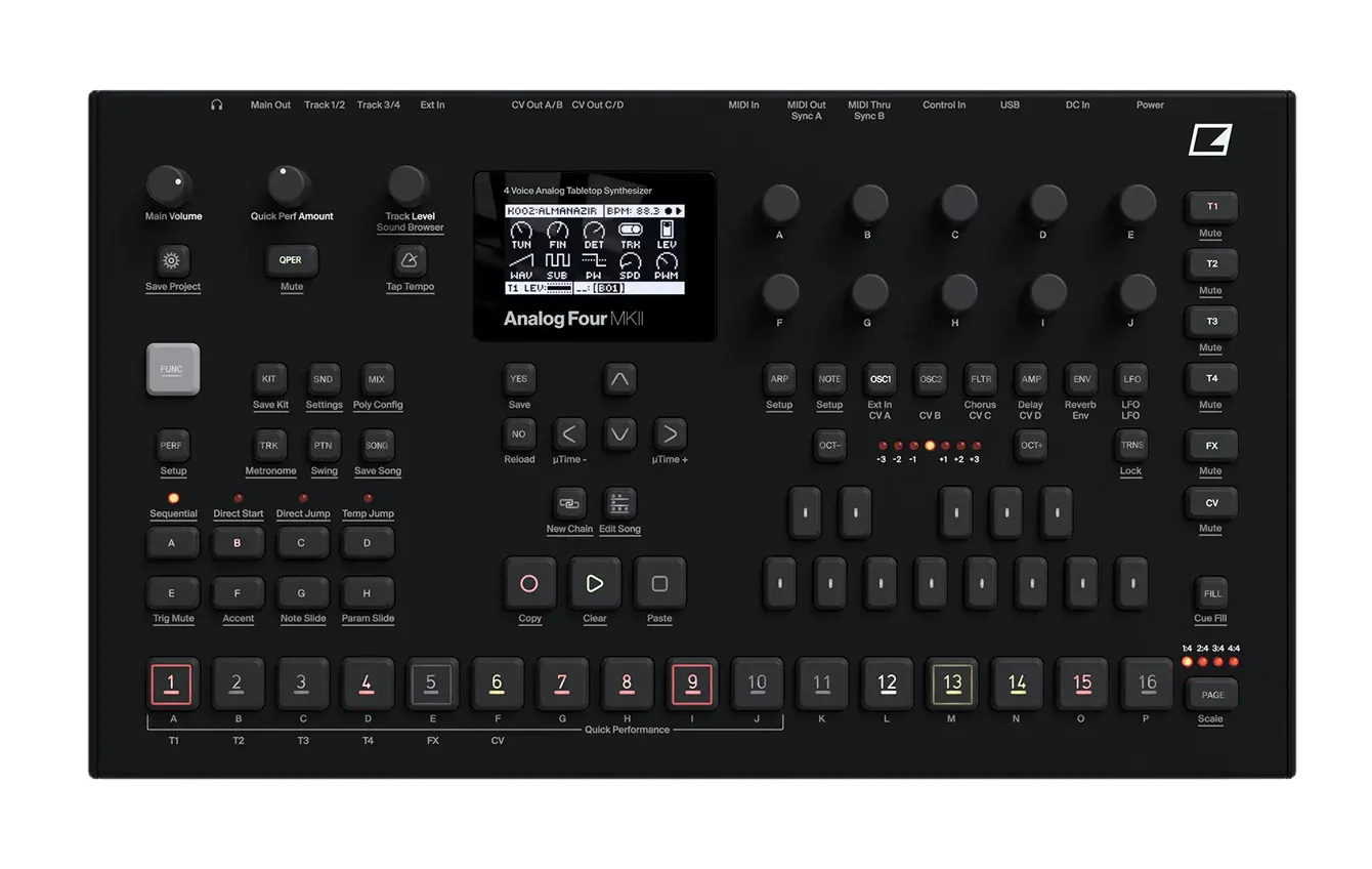 Analog Four MKII Synthesizer