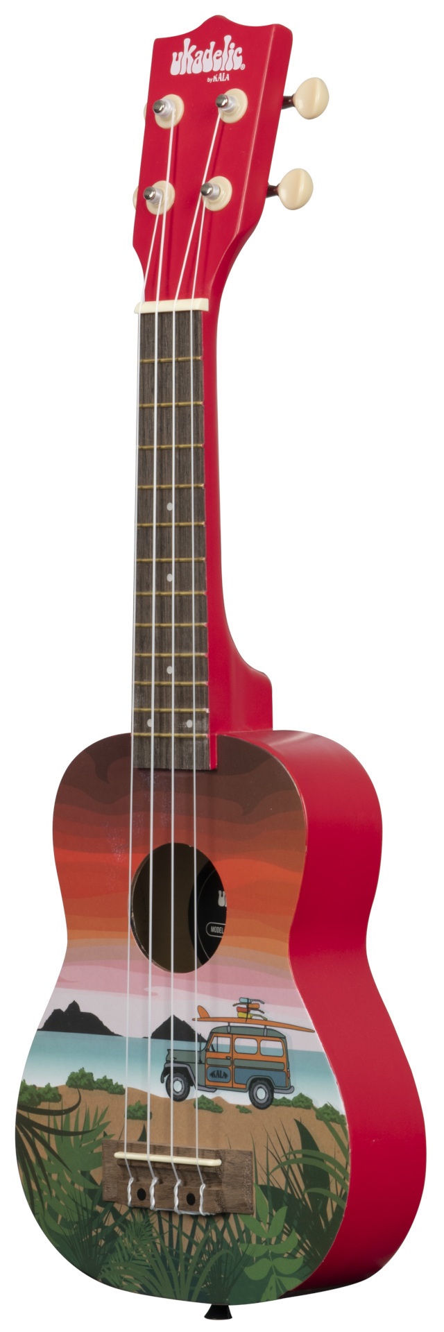 Ukadelic Surfari Soprano Ukulele with Bag