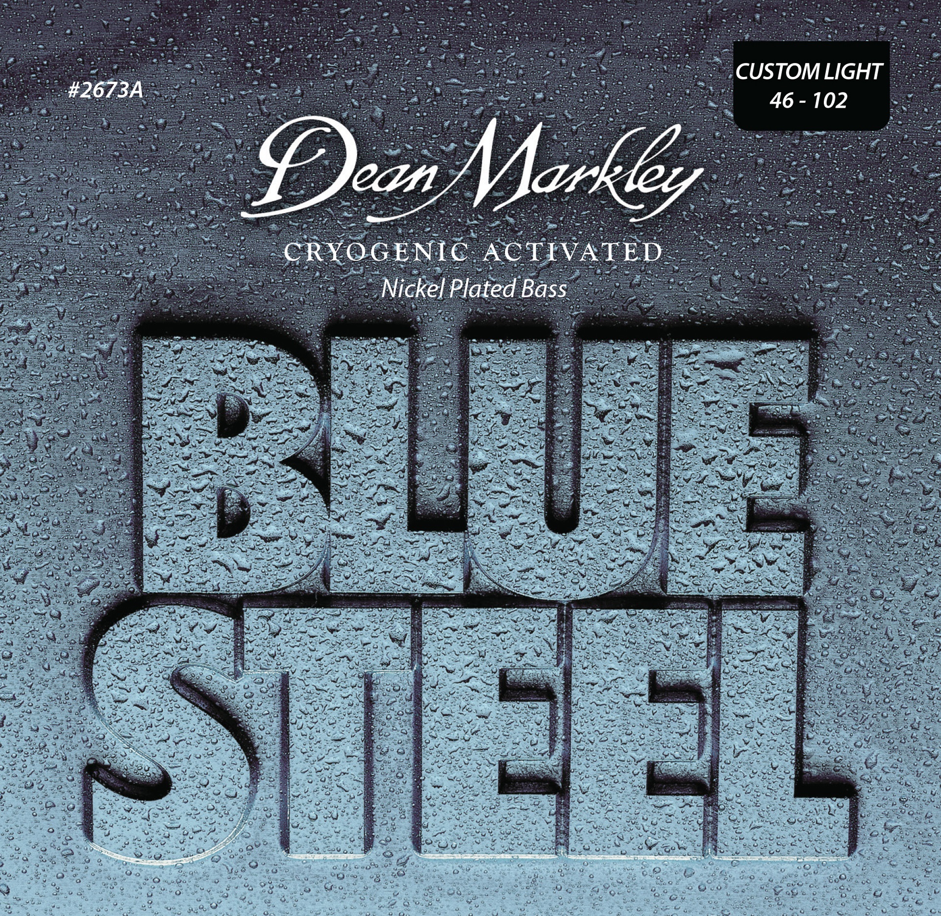 Blue Steel - 2673 A - Electric Bass String Set, Nickel Plated Steel, 4-String, Custom Light, .046-.1