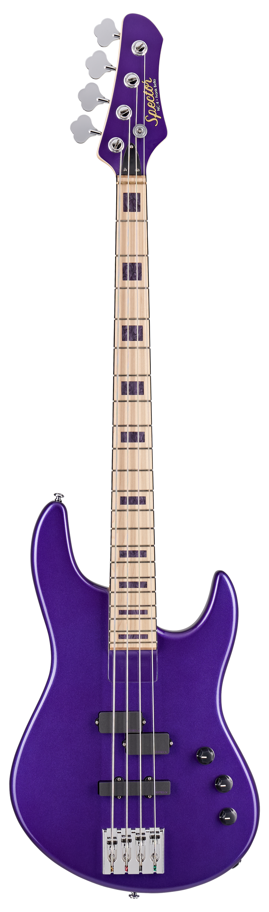 Icon NC-4 Frank Bello Signature Bass Metallic Purple