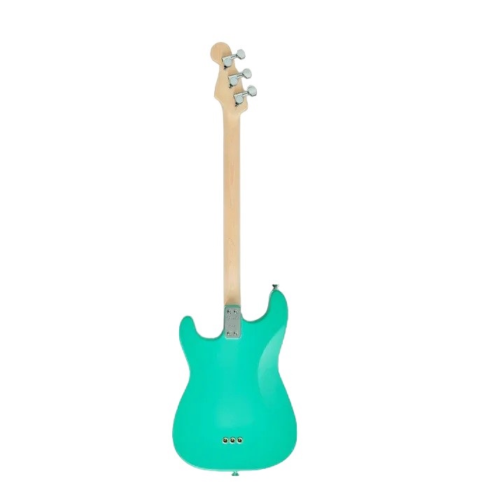 X Fender Stratocaster grün 3-saitige Kindergitarre 
